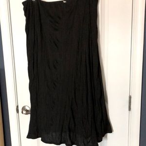 JJill long crinkle skirt